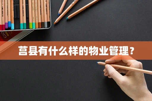 莒县有什么样的物业管理？