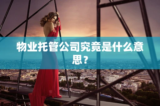 物业托管公司究竟是什么意思？