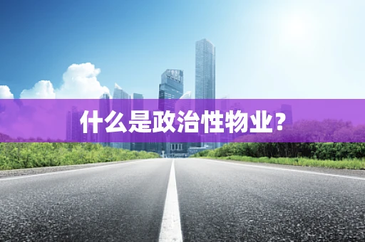 什么是政治性物业？