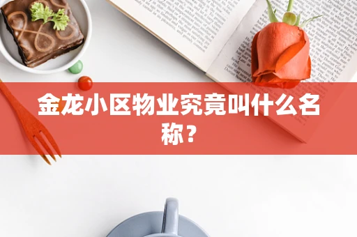 金龙小区物业究竟叫什么名称？