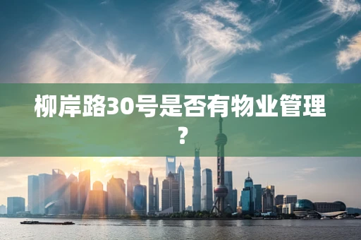 柳岸路30号是否有物业管理？