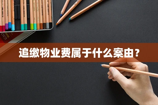 追缴物业费属于什么案由？