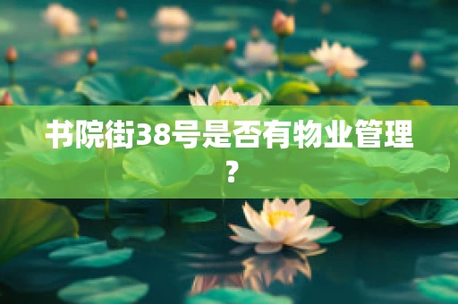 书院街38号是否有物业管理？
