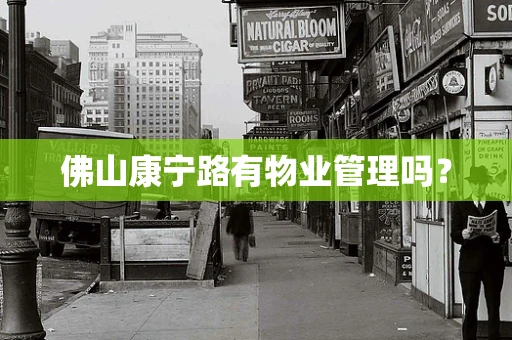 佛山康宁路有物业管理吗？