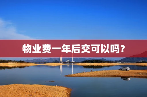 物业费一年后交可以吗？