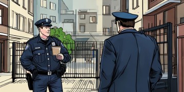 物业敢锁警车吗？这合法吗？