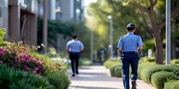 物业小区保安跑步合法吗？
